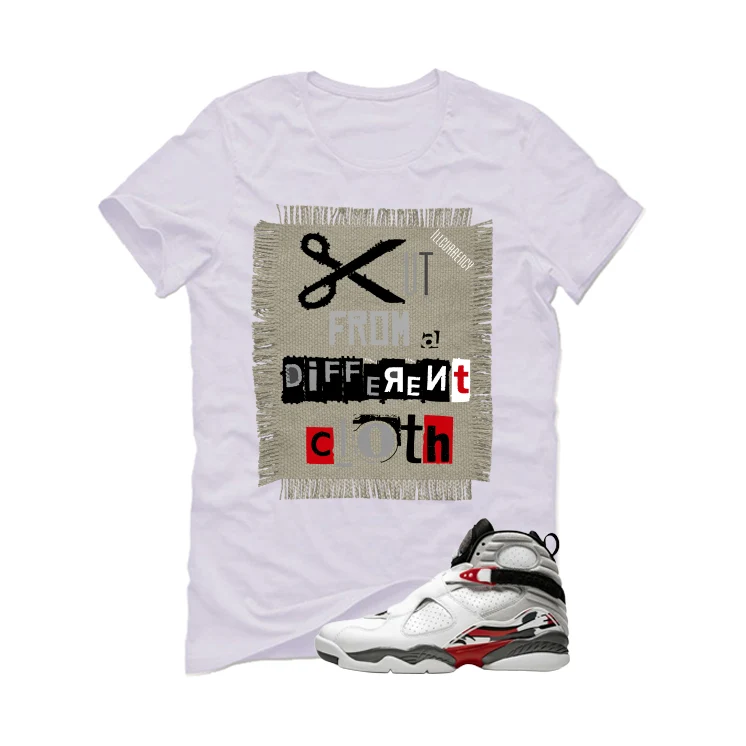 Air Jordan 8 Bugs Bunny Matching T-Shirt, Sweatshirts & Hoodies White T-Shirt (Cut from a different cloth)| illcurrency - Image 2