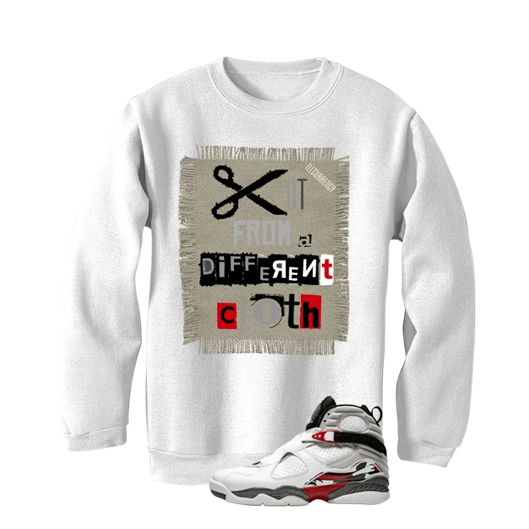 Air Jordan 8 Bugs Bunny Matching T-Shirt, Sweatshirts & Hoodies White T-Shirt (Cut from a different cloth)| illcurrency - Image 4