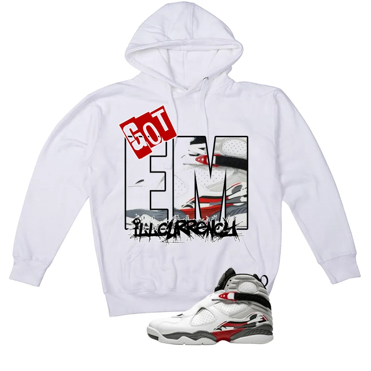 Air Jordan 8 Bugs Bunny Matching T-Shirt, Sweatshirts & Hoodies White T-Shirt (GOT EM)| illcurrency - Image 3