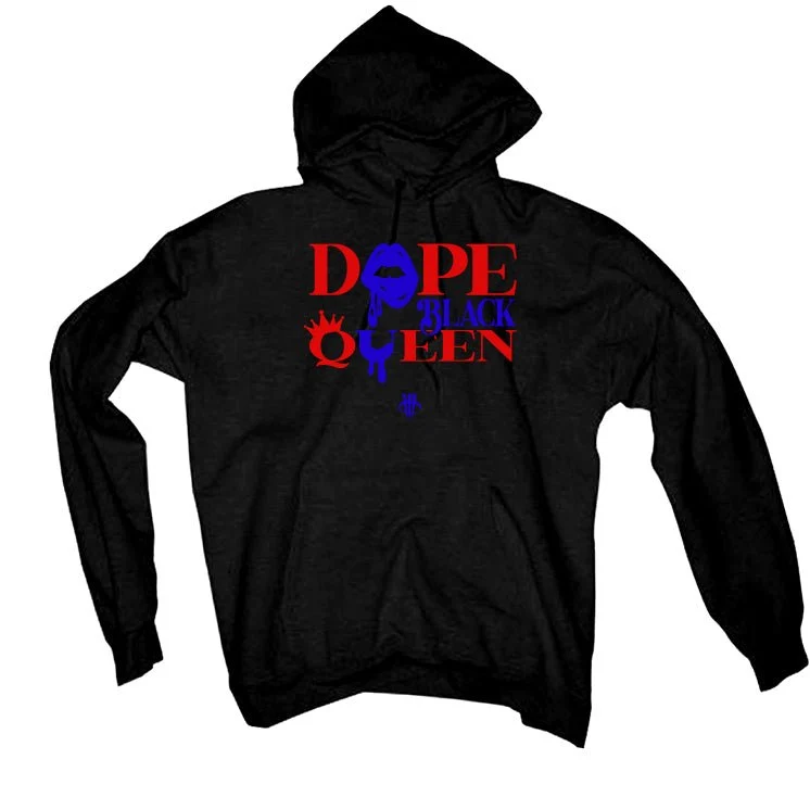 Air Jordan 8 “Playoffs” | illcurrency Black T-Shirt (Dope Black Queen) - Image 3