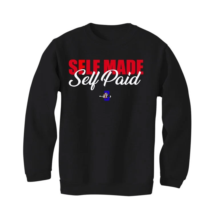 Air Jordan 8 “Playoffs” Black T-Shirt (Self Made Self Paid) - Image 4