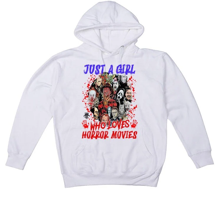 Air Jordan 8 “Playoffs” | illcurrency White T-Shirt (im just a girl) - Image 3