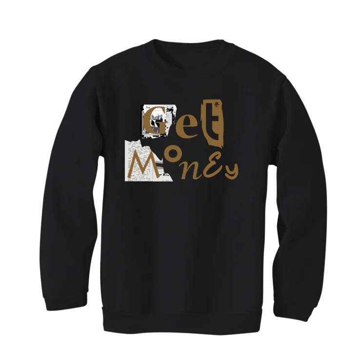 Air Jordan 9 Boot NRG Black Gum Black T-Shirt (Get money) - Image 4
