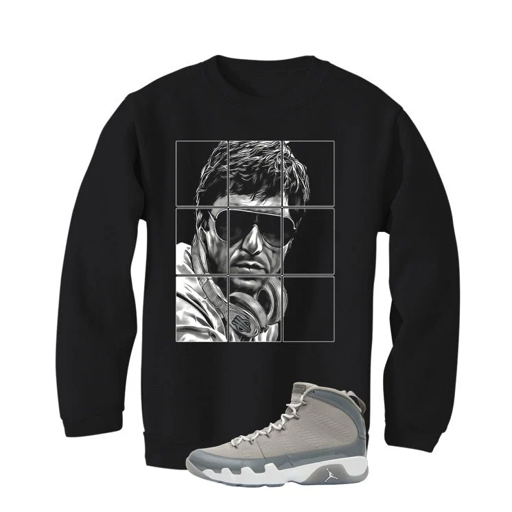 Air Jordan 9 Cool Grey Black T-Shirt (Pacino)| illcurrency - Image 4