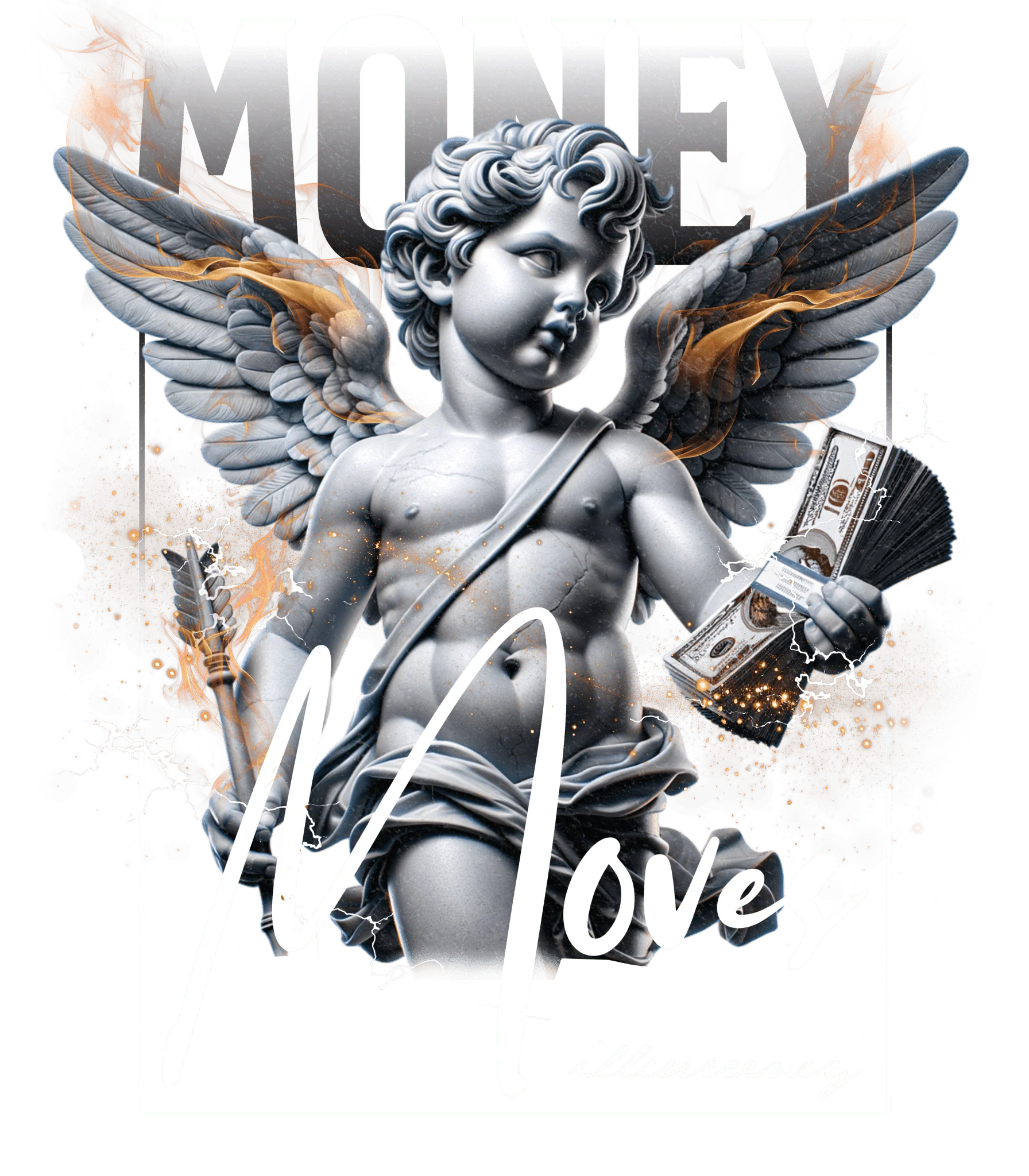 Air Jordan 9 Cool Grey Grey T-Shirt (Money Moves)| illcurrency