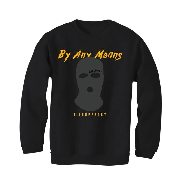 Air Jordan 9 Dark Charcoal University Gold Black T-Shirt (By any means) - Image 3