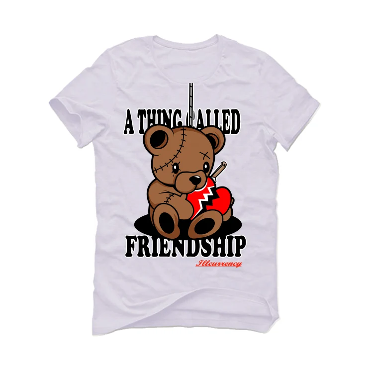 Air Jordan 9 “Fire Red” White T-Shirt (friendship) - Image 2