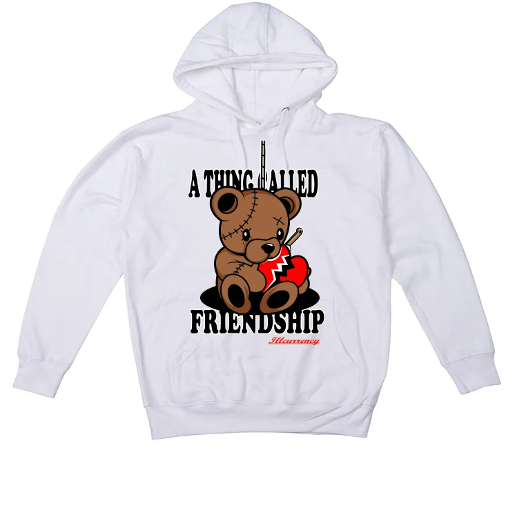 Air Jordan 9 “Fire Red” White T-Shirt (friendship) - Image 3
