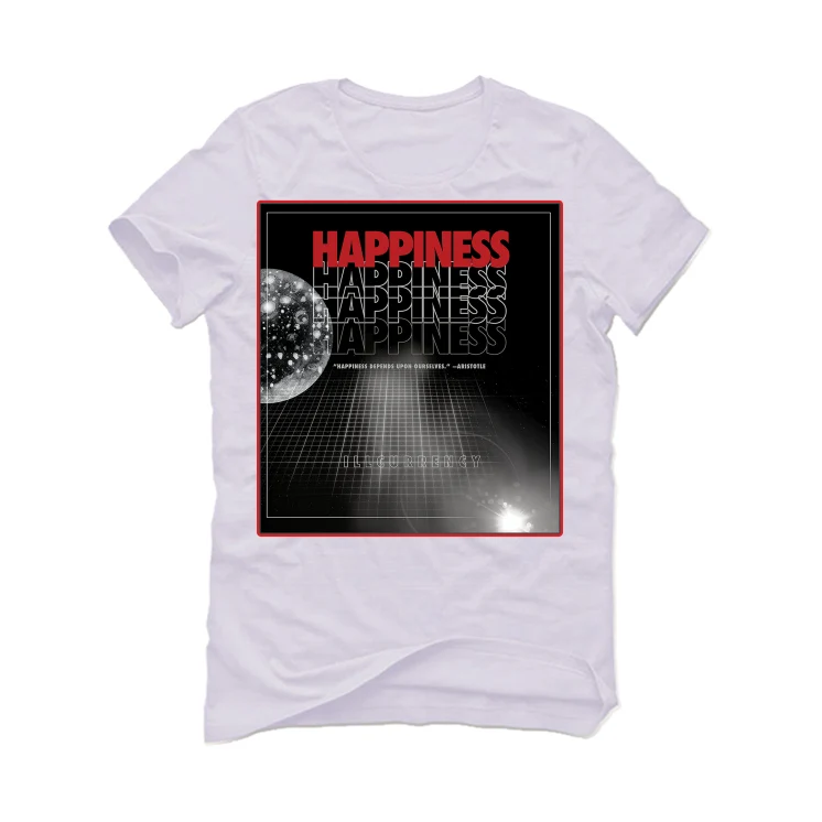 Air Jordan 9 “Fire Red” White T-Shirt (HAPPINESS) - Image 2