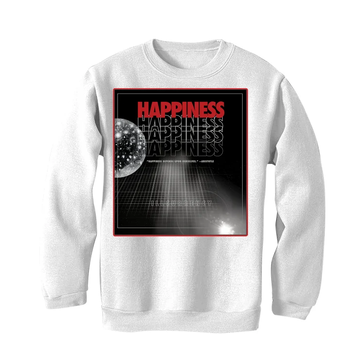 Air Jordan 9 “Fire Red” White T-Shirt (HAPPINESS) - Image 4