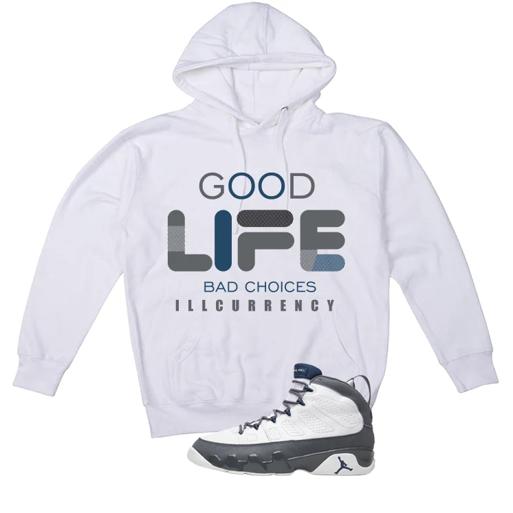 Air Jordan 9 Flint Grey Matching T-Shirt, Sweatshirts & Hoodies White T-Shirt (Bad Choices)| illcurrency - Image 3