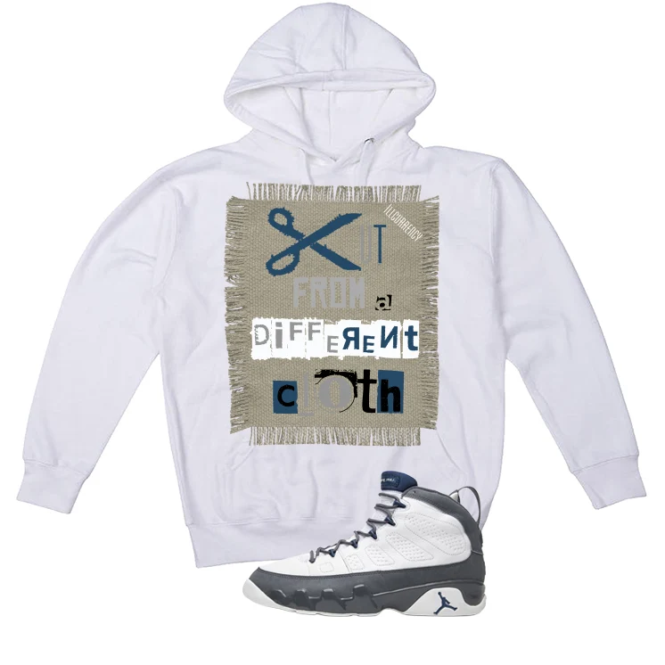 Air Jordan 9 Flint Grey Matching T-Shirt, Sweatshirts & Hoodies White T-Shirt (Cut from a different cloth)| illcurrency - Image 3
