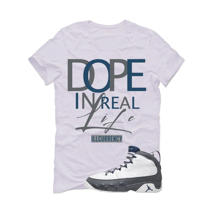 Air Jordan 9 Flint Grey Matching T-Shirt, Sweatshirts & Hoodies White T-Shirt (DOPE)| illcurrency - Image 2