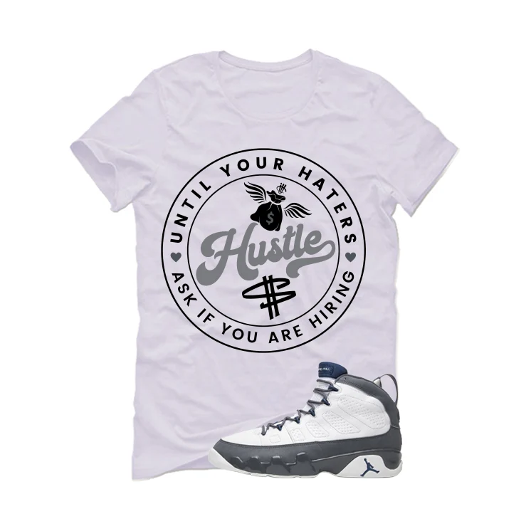 Air Jordan 9 Flint Grey Matching T-Shirt, Sweatshirts & Hoodies White T-Shirt (Haters Catch Up)| illcurrency - Image 2