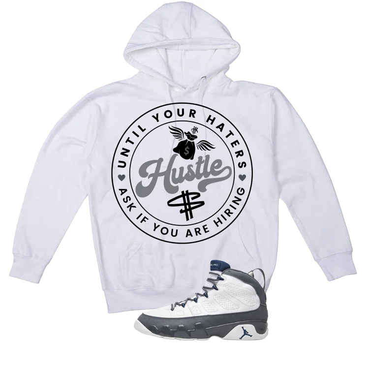 Air Jordan 9 Flint Grey Matching T-Shirt, Sweatshirts & Hoodies White T-Shirt (Haters Catch Up)| illcurrency - Image 3