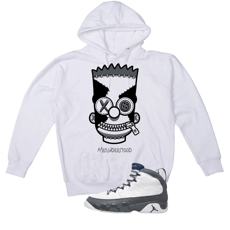Air Jordan 9 Flint Grey Matching T-Shirt, Sweatshirts & Hoodies White T-Shirt (Misunderstood)| illcurrency - Image 3