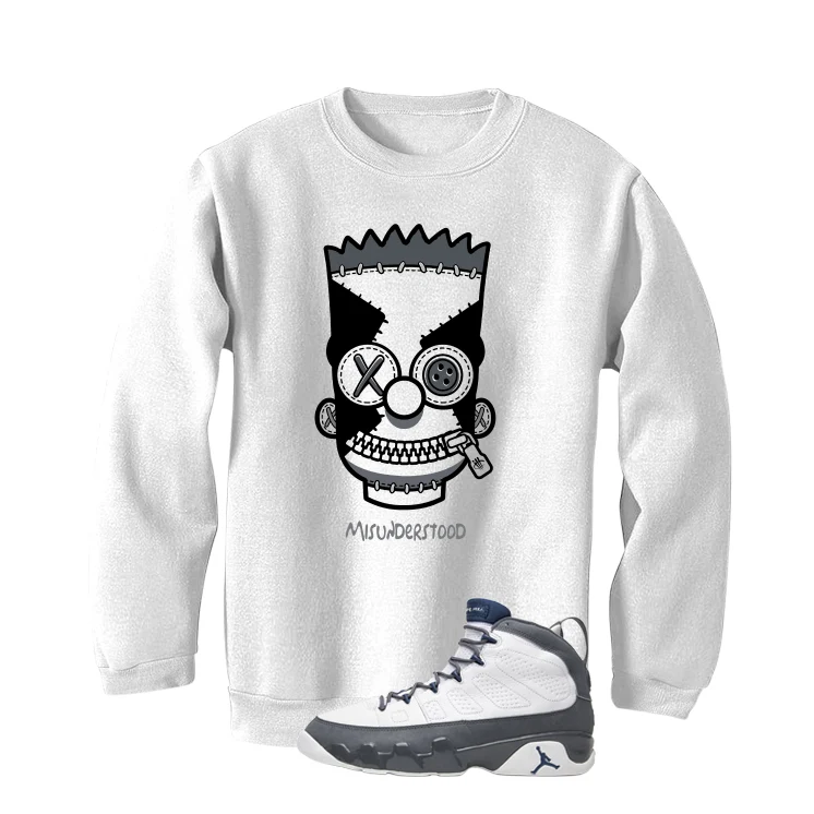 Air Jordan 9 Flint Grey Matching T-Shirt, Sweatshirts & Hoodies White T-Shirt (Misunderstood)| illcurrency - Image 4
