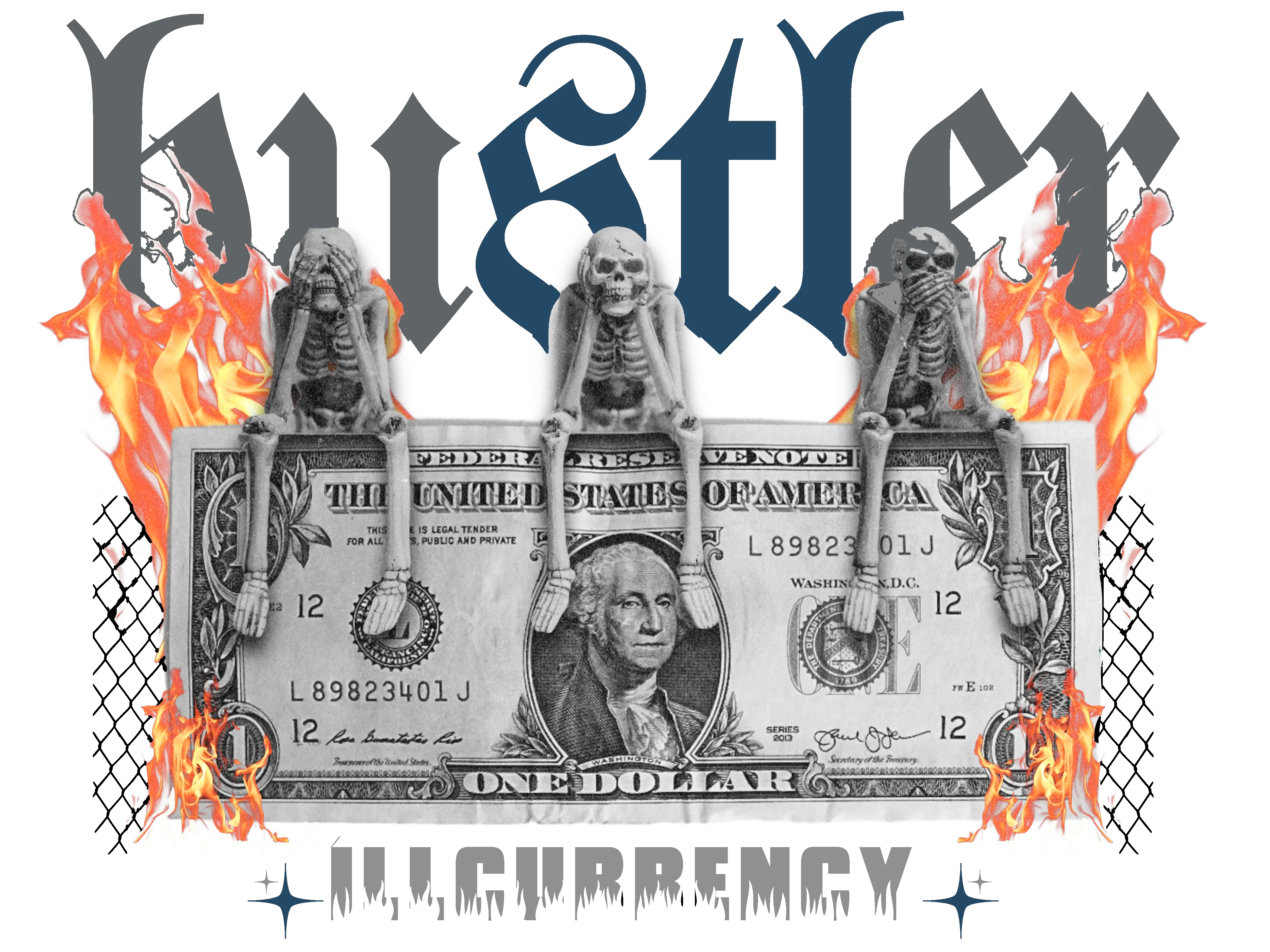 Air Jordan 9 Flint Grey Matching T-Shirt, Sweatshirts & Hoodies White T-Shirt (See No Evil Hustler)| illcurrency