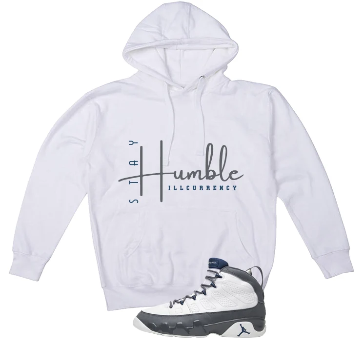 Air Jordan 9 Flint Grey Matching T-Shirt, Sweatshirts & Hoodies White T-Shirt (Stay Humble)| illcurrency - Image 3