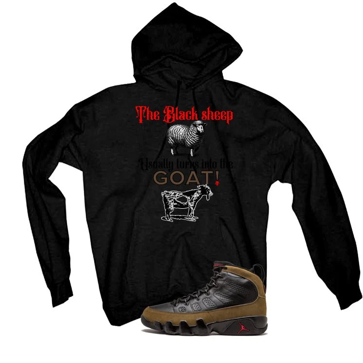 Air Jordan 9 Olive Black T-Shirt (the black sheep usually turns into the GOAT!)| illcurrency - Image 3