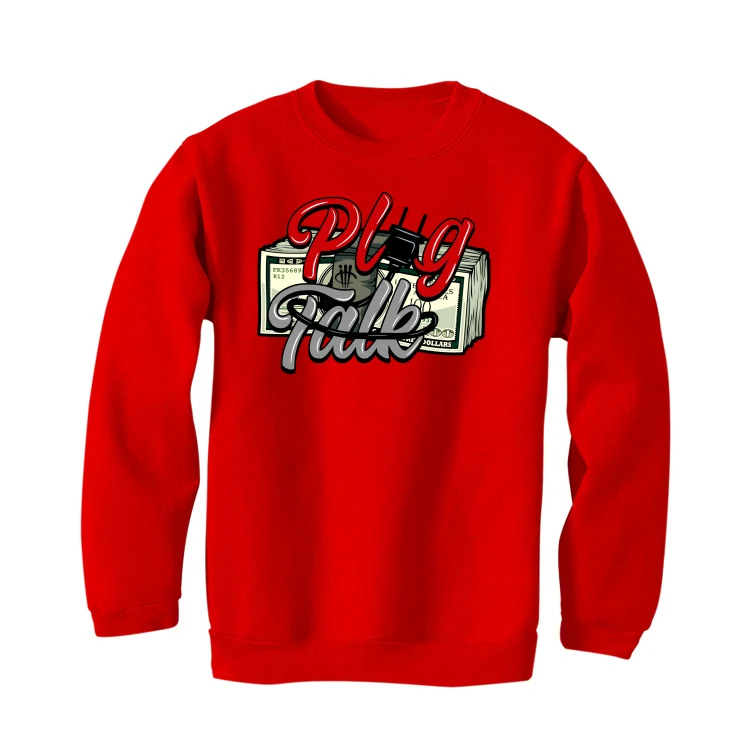 Air Jordan 9 “Particle Grey” Red T-Shirt (PLUG TALK) - Image 4