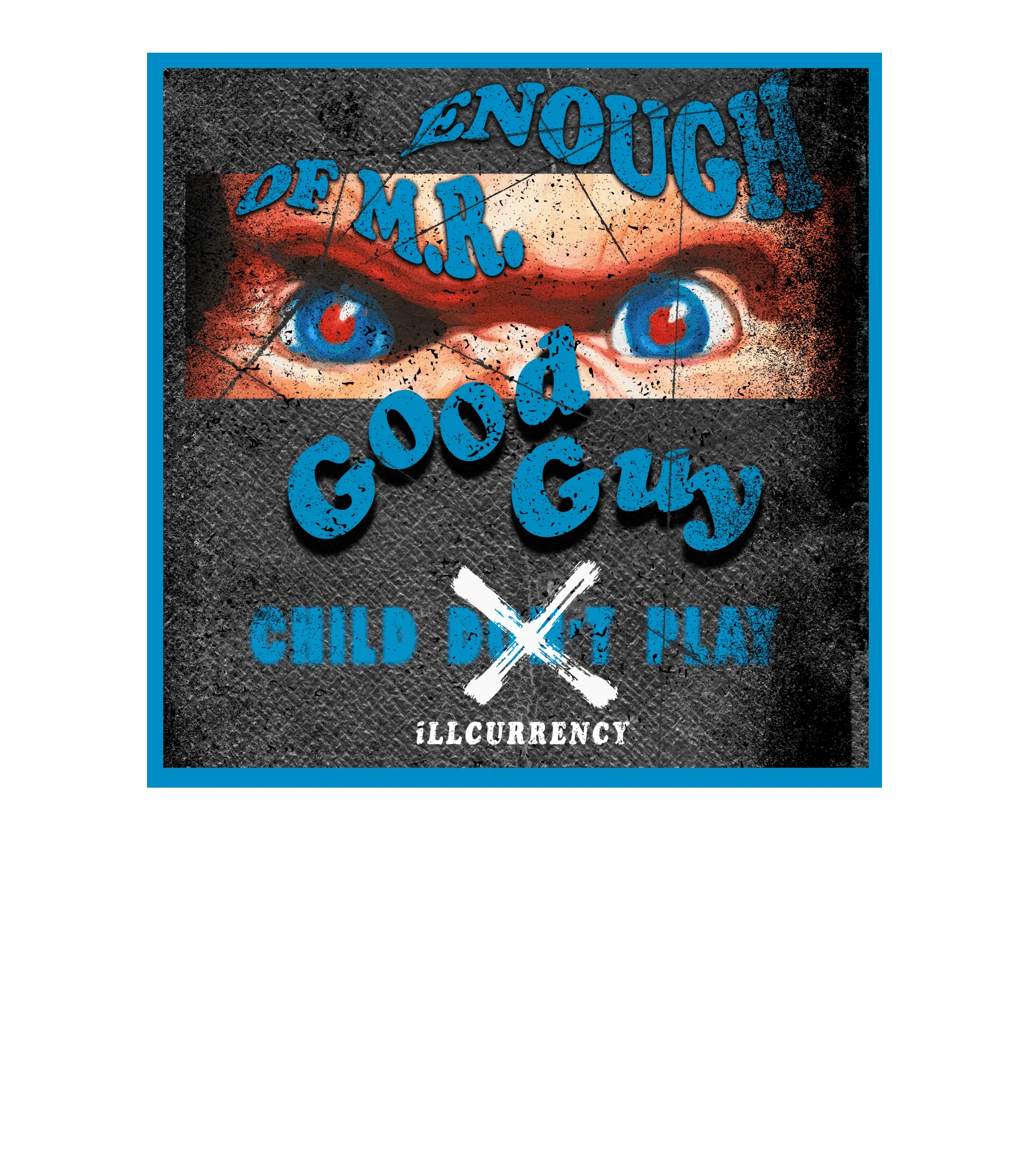 Air Jordan 9 “Powder Blue” | illcurrency White T-Shirt (ENOUGH OF MR GOOD GUY)