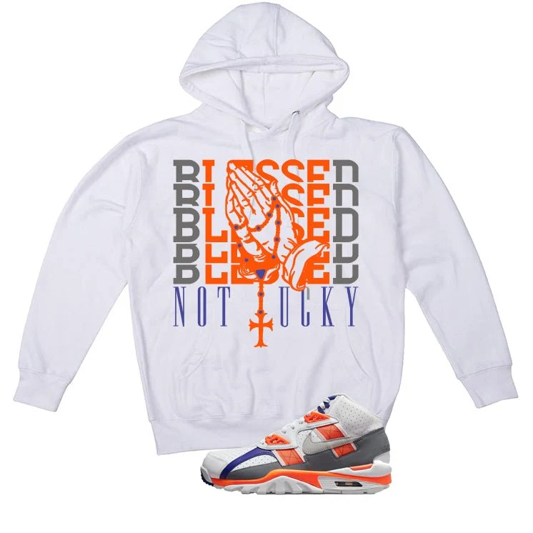 Bo Jackson’s Nike Air Trainer SC Auburn White T-Shirt (Blessed not lucky)| illcurrency - Image 3
