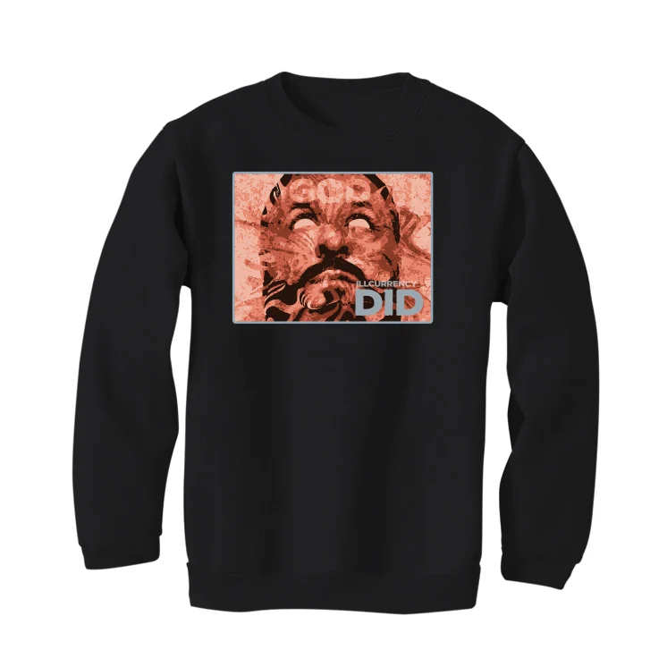 DJ Khaled x Air Jordan 5 “Crimson Bliss” Black T-Shirt (GOD DID) - Image 4