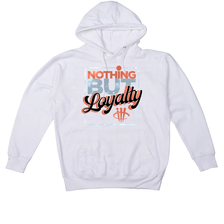 DJ Khaled x Air Jordan 5 “Crimson Bliss” White T-Shirt (NOTHING BUT LOYALTY) - Image 3