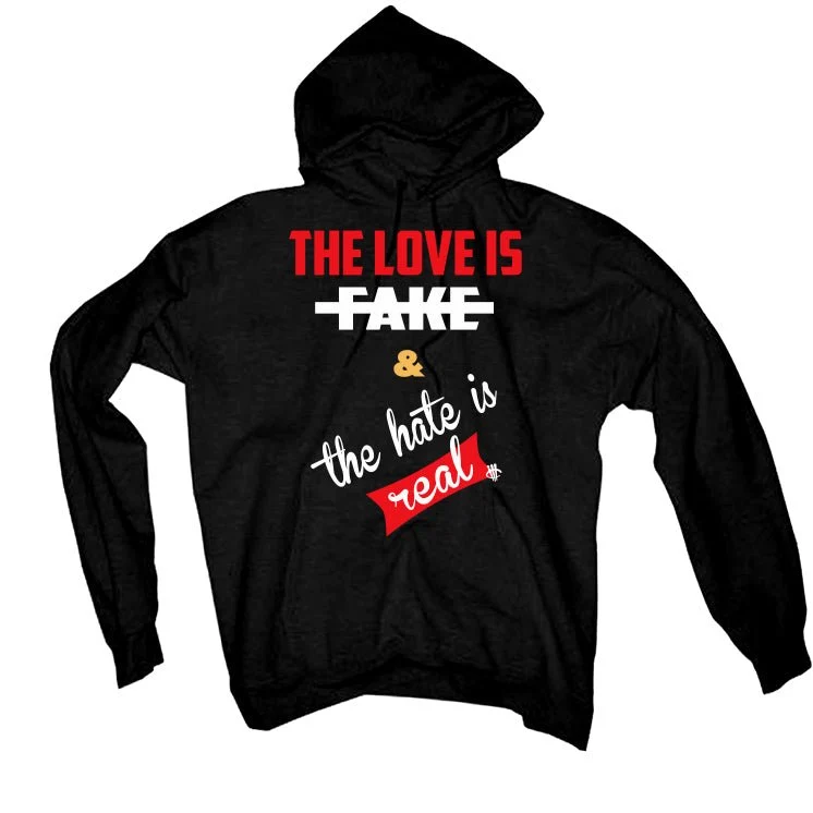 DTLR x New Balance 9060 “Fire Sign” | illcurrency Black T-Shirt (Love is Fake) - Image 3