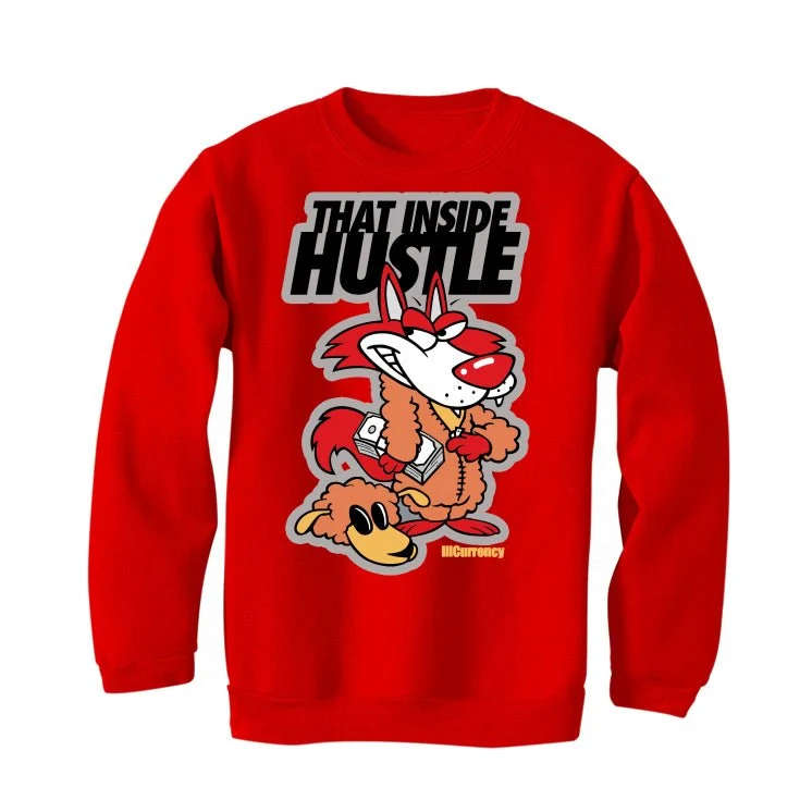 DTLR x New Balance 9060 “Fire Sign” | illcurrency Red T-Shirt (Inside Hustle) - Image 4