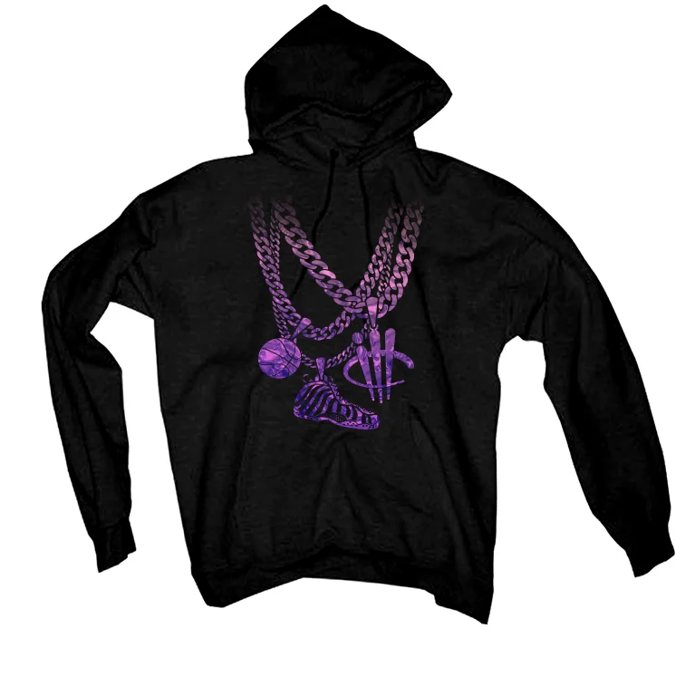 Nike Air Foamposite One “Eggplant” Black T Shirt (Chain) - Image 4