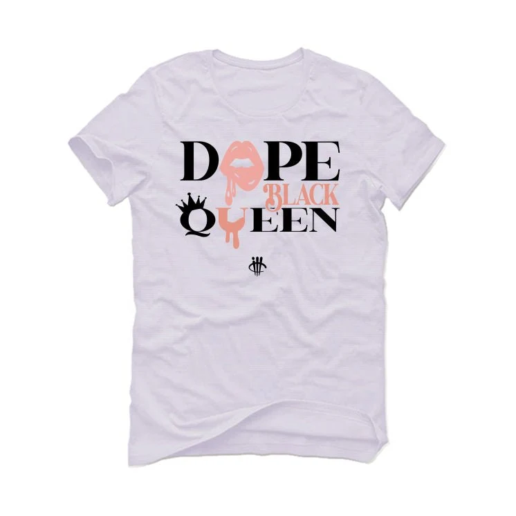 GS Air Jordan 3 “Red Stardust” | illcurrency White T-Shirt (Dope Black Queen) - Image 2