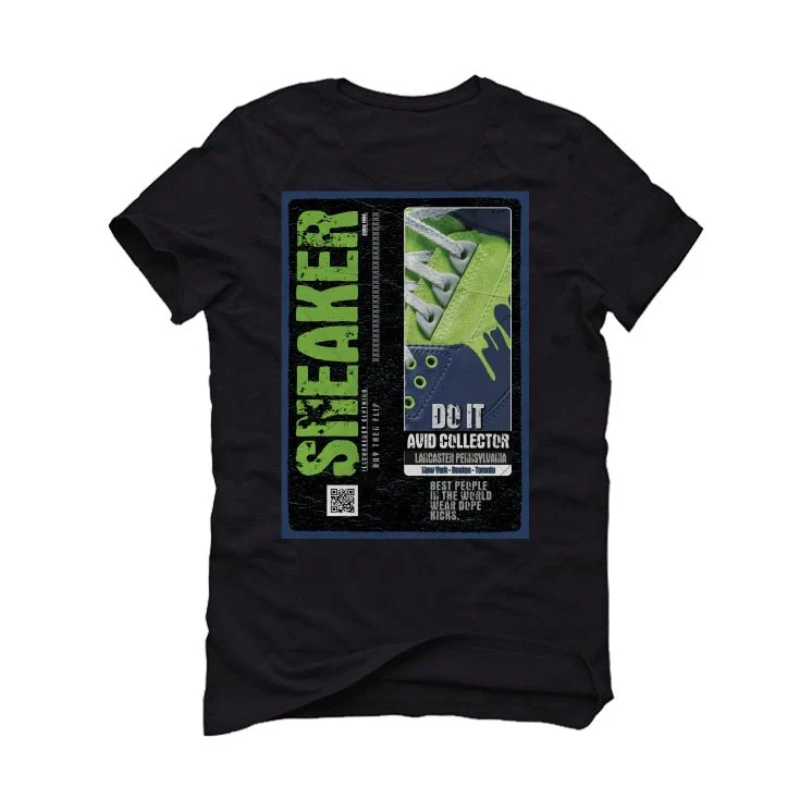 Hugo Covarrubias Molina’s Air Jordan 3 “Doernbecher”| ILLCURRENCY Black T-Shirt (SNEAKER COLLECTOR) - Image 2