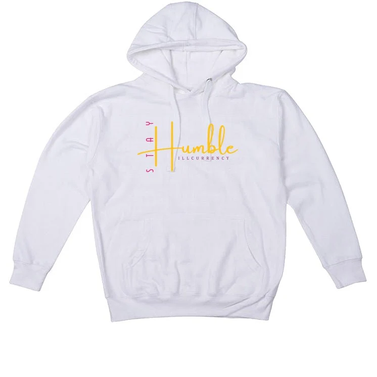 J Balvin x Air Jordan 3 Medellin Sunset - White T-Shirt (Stay Humble) - Image 3