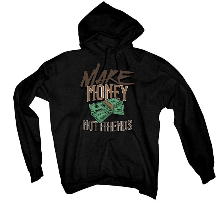 Jordan 1 Retro High OG Palomino - Black T-Shirt (MAKE MONEY NOT FRIENDS) - Image 3