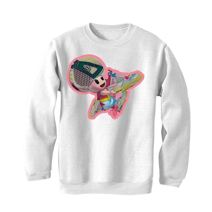Jordan 4 Retro Union Guava Ice White T-Shirt (TOAD SHOE) - Image 3