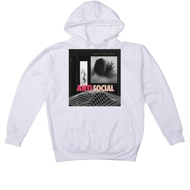 Jordan 5 Low Arctic pink White T-Shirt (ANTISOCIAL) - Image 3