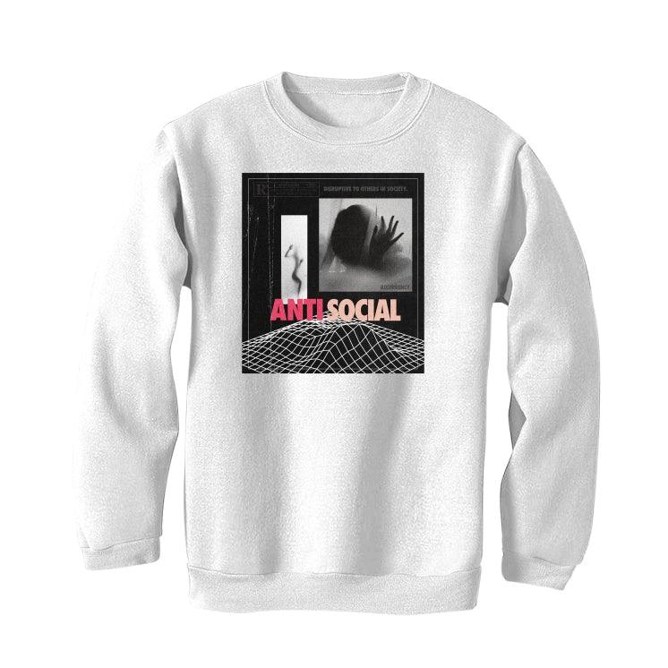 Jordan 5 Low Arctic pink White T-Shirt (ANTISOCIAL) - Image 4