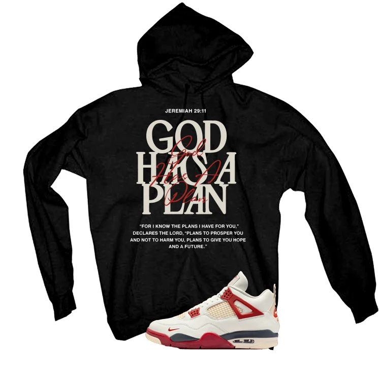 Nigel Sylvester x Air Jordan 4 Brick After Brick Matching T-Shirt, Sweatshirts, & Hoodies Black T-Shirt (God Has A Plan)| illcurrency - Image 3