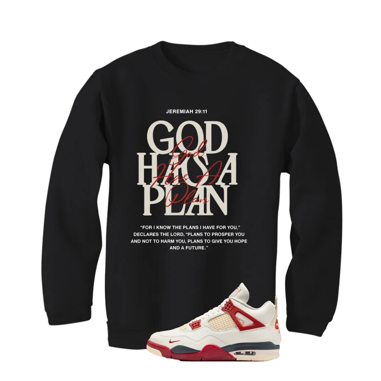 Nigel Sylvester x Air Jordan 4 Brick After Brick Matching T-Shirt, Sweatshirts, & Hoodies Black T-Shirt (God Has A Plan)| illcurrency - Image 4