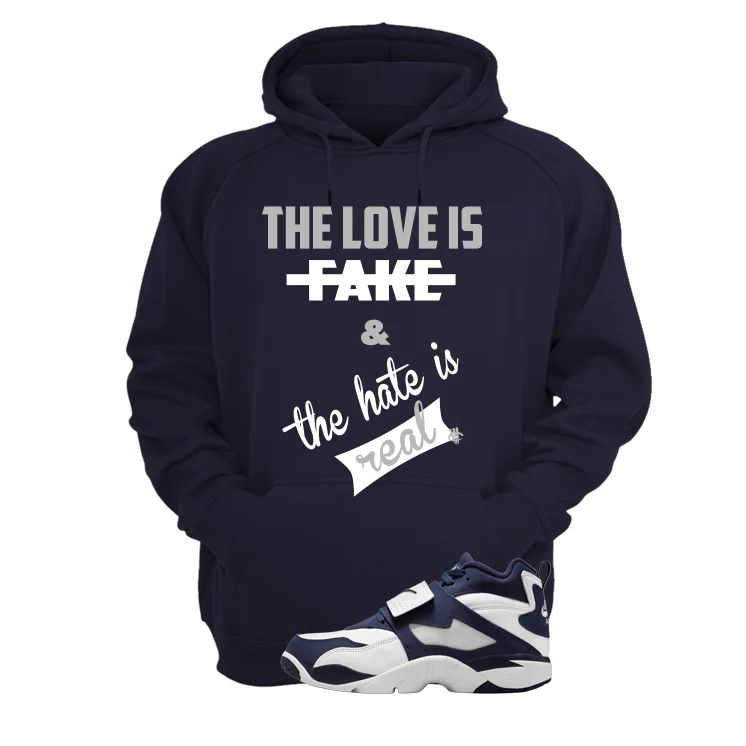 Nike Air Diamond Turf Cowboys Matching T-Shirt, Sweatshirts & Hoodies Navy Blue T-Shirt (The Love Is Fake)| illcurrency - Image 3