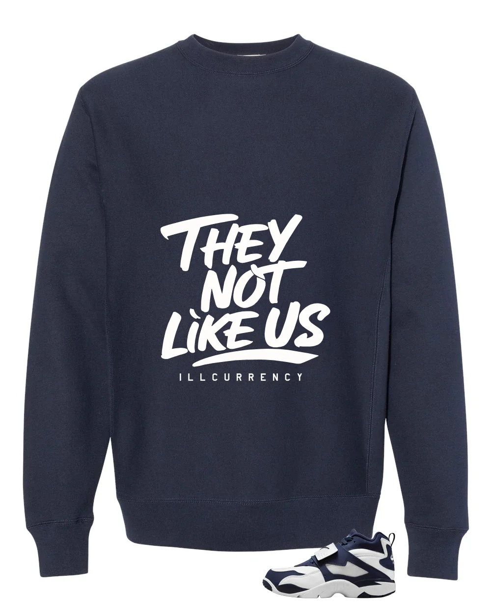 Nike Air Diamond Turf Cowboys Matching T-Shirt, Sweatshirts & Hoodies Navy Blue T-Shirt (They not like us)| illcurrency - Image 4