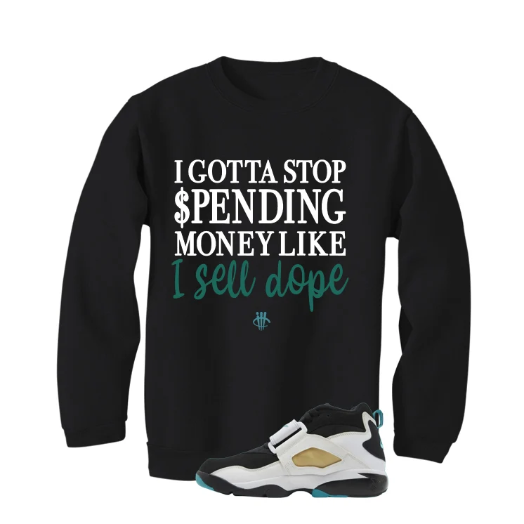 Nike Air Diamond Turf Emerald Black T-Shirt (Gotta Stop Spending Money)| illcurrency - Image 4