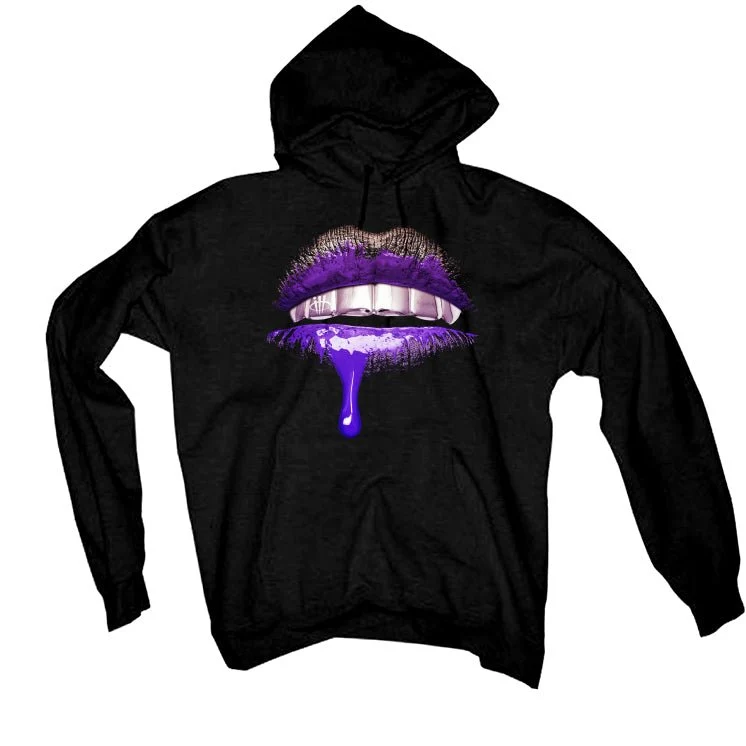 Nike Air Foamposite One “Eggplant” | illcurrency Black T-Shirt (Lips) - Image 3