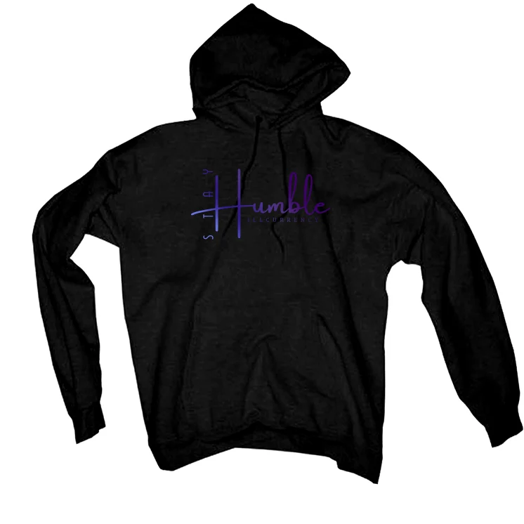 Nike Air Foamposite One “Eggplant” | illcurrency Black T-Shirt (Stay Humble) - Image 3