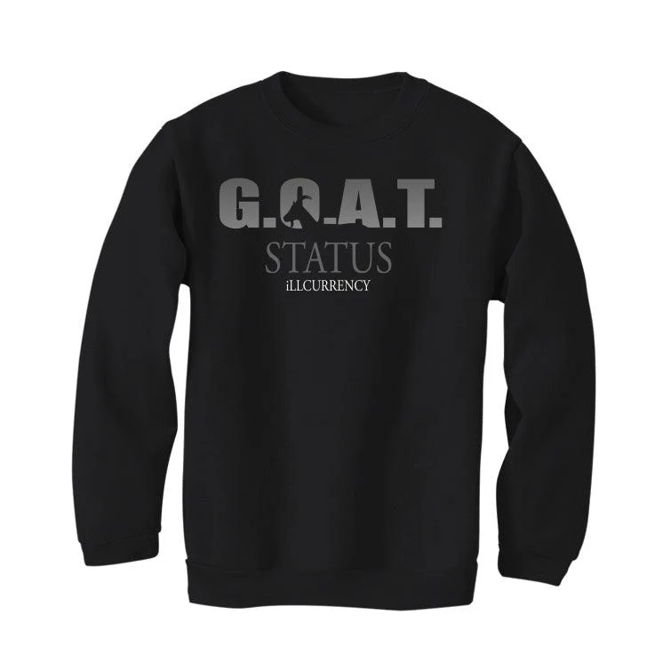 NIKE Air Force 1 SILVER SNAKE 2021 Black T-Shirt (GOAT STATUS QUO) - Image 3