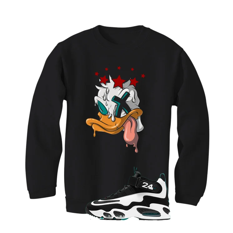 Nike Air Griffey Max 1 Freshwater Matching T-Shirt, Sweatshirts, & Hoodies Black T-Shirt (Ducked Up)| illcurrency - Image 4