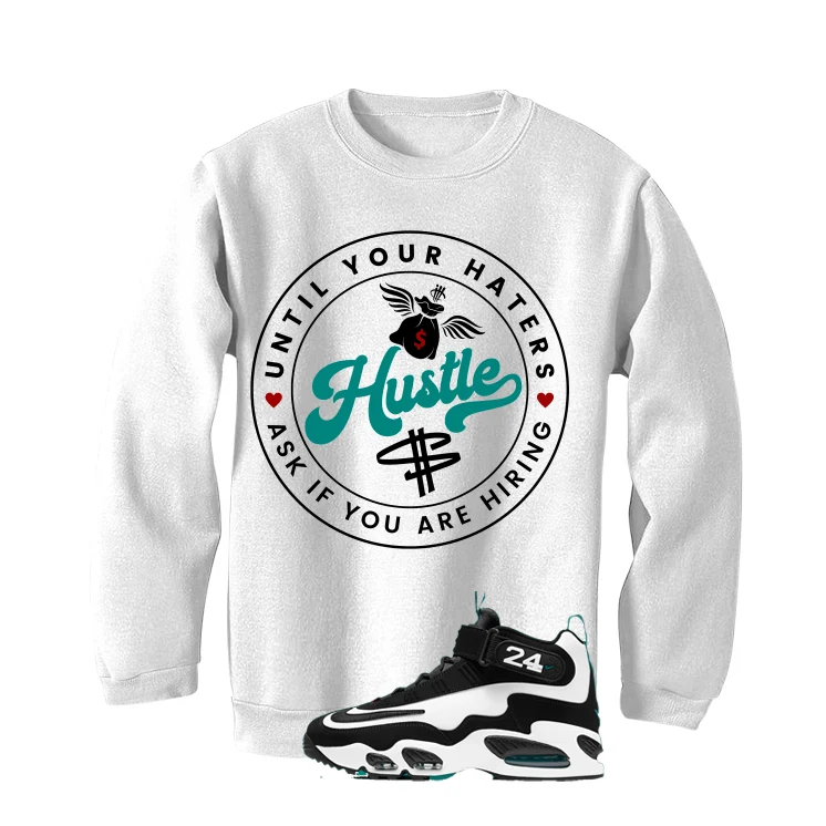 Nike Air Griffey Max 1 Freshwater Matching T-Shirt, Sweatshirts, & Hoodies White T-Shirt (Haters Catch Up)| illcurrency - Image 4