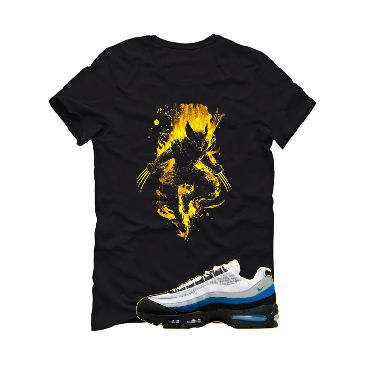Nike Air Max 95 Big Bubble Wolverine Matching T-Shirt, Sweatshirts, & Hoodies Black T-Shirt (Wolverine)| illcurrency - Image 2